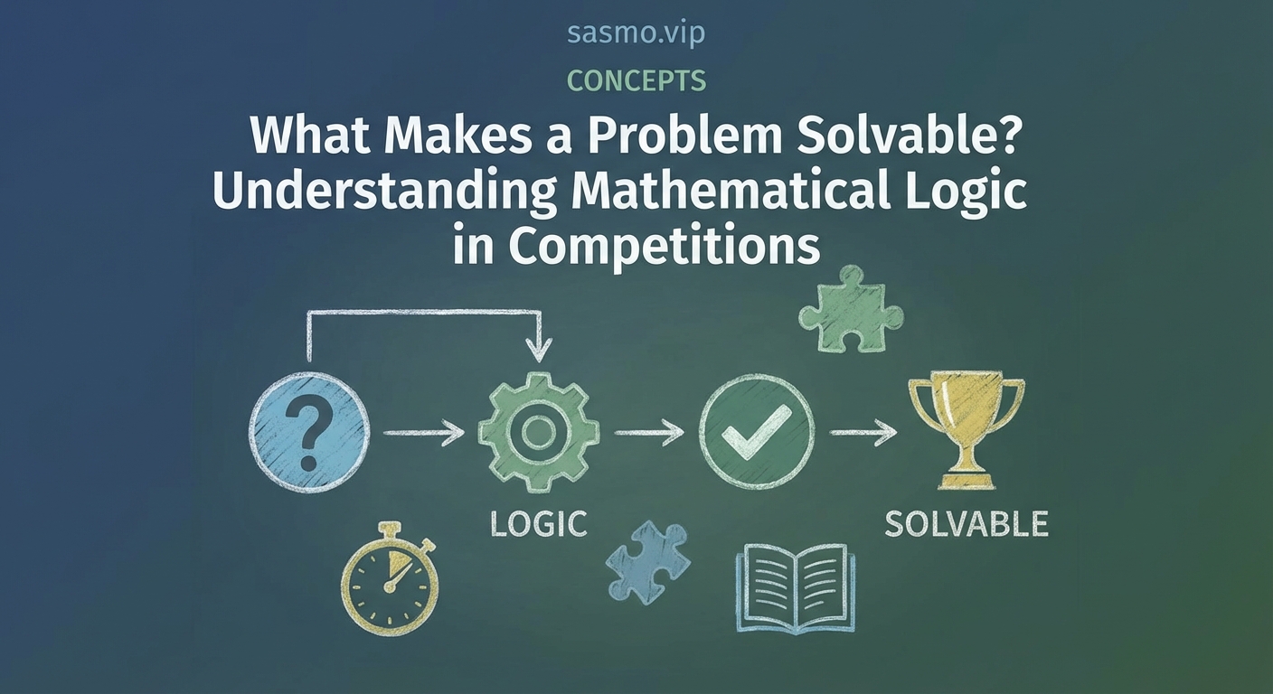 What Makes a Problem Solvable? Understanding Mathematical Logic in Competitions — 1