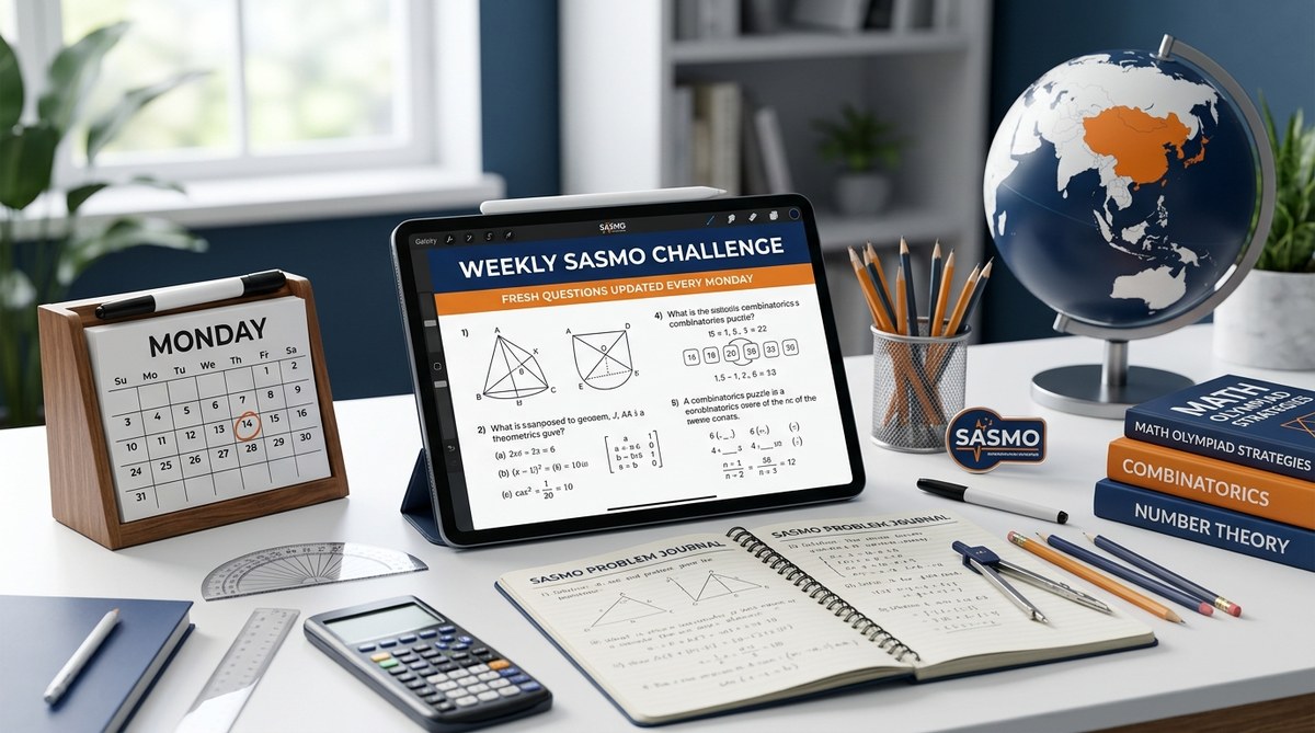 Weekly SASMO Problem Challenge: Fresh Questions Updated Every Monday