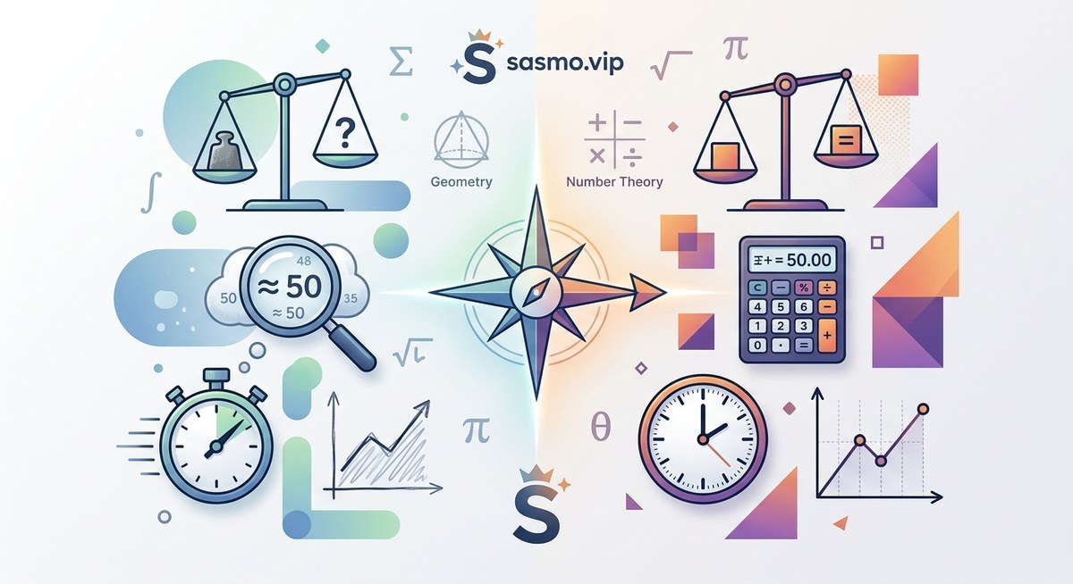 When to Use Estimation vs. Exact Calculation in SASMO Questions