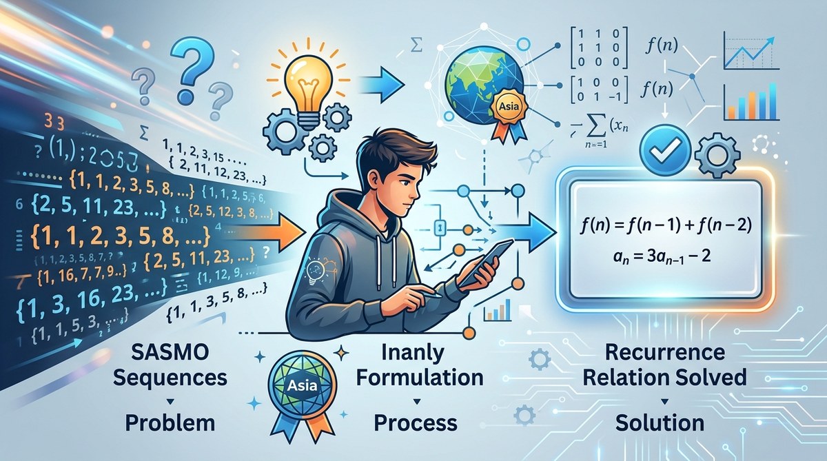 How to Spot and Solve Recurrence Relations in SASMO Sequences